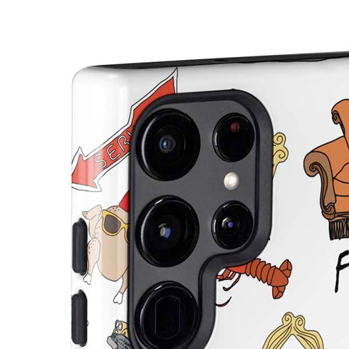 Warner Bros Classic FRIENDS Icons Galaxy S25 Ultra Impact Case